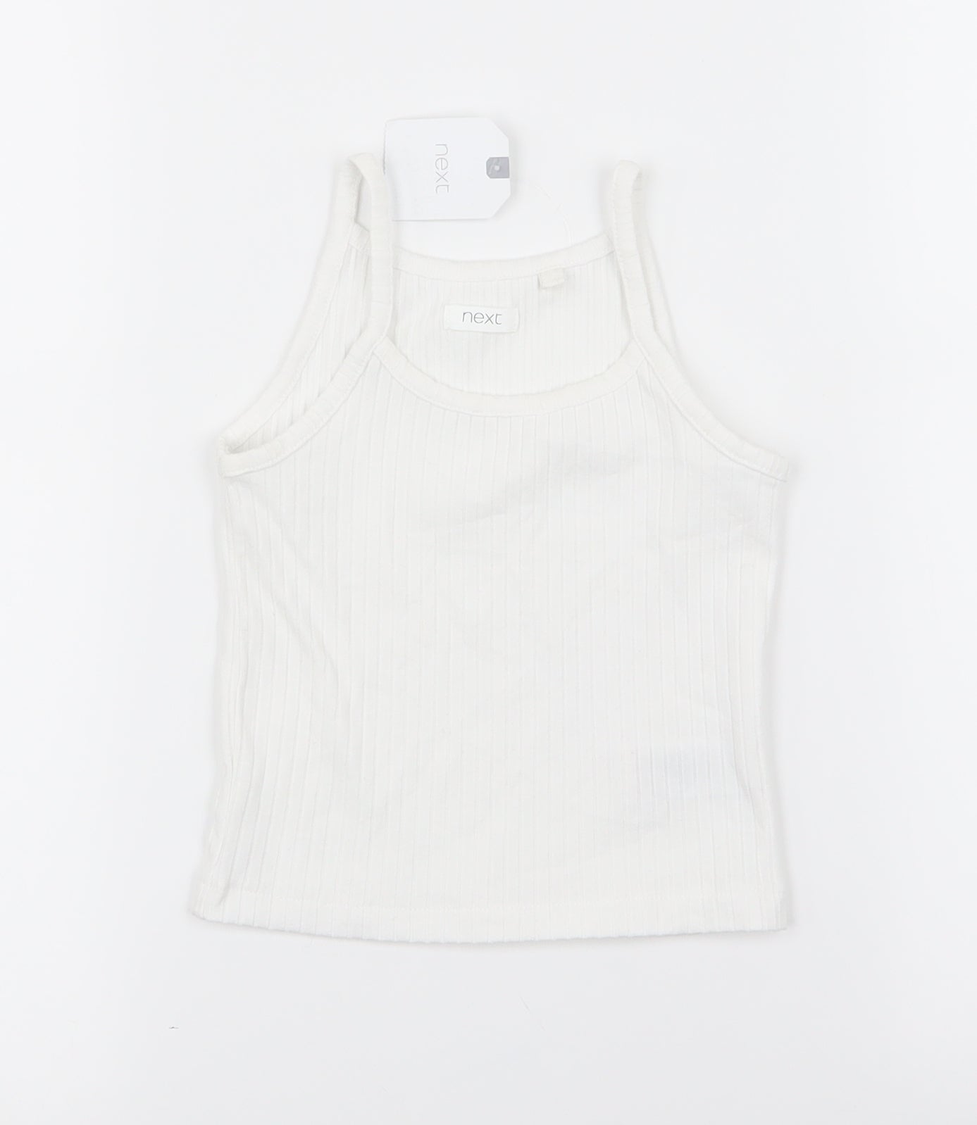 NEXT Girls White   Basic Tank Size 4 Years
