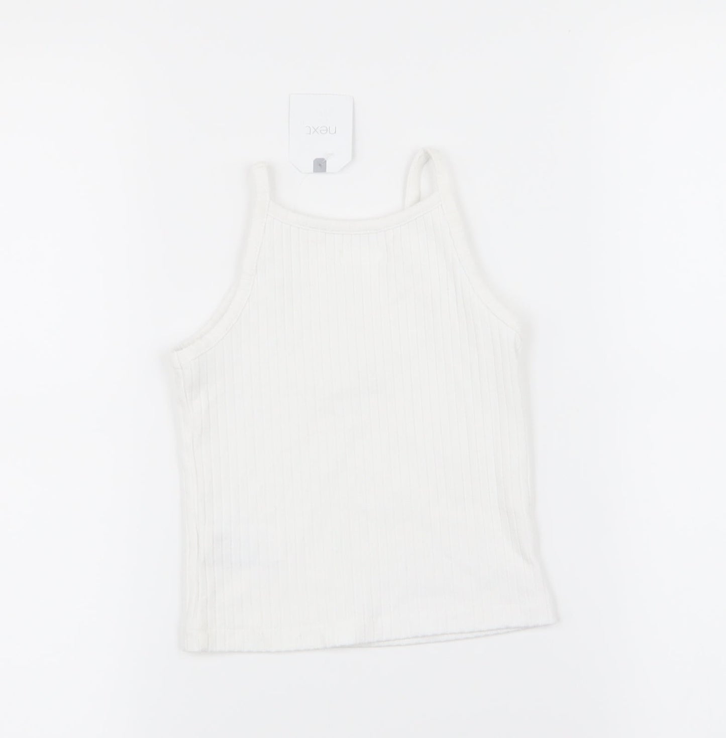 NEXT Girls White   Basic Tank Size 4 Years