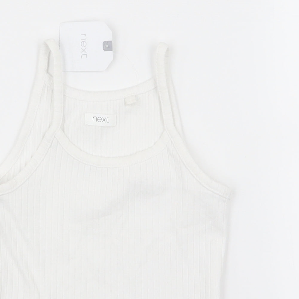 NEXT Girls White   Basic Tank Size 4 Years