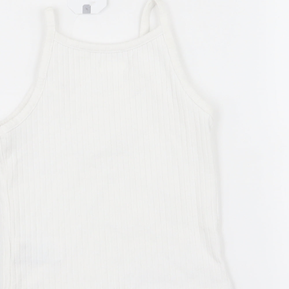 NEXT Girls White   Basic Tank Size 4 Years