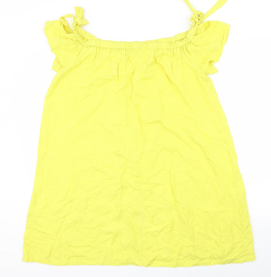 Nota Womens Yellow   Fit & Flare  Size 10