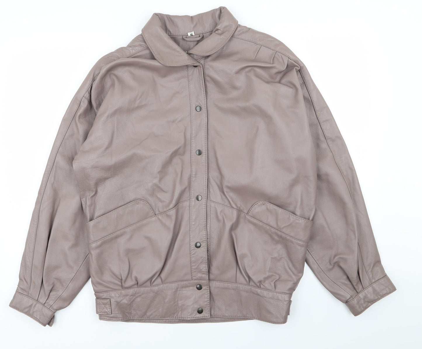 Preworn Womens Brown   Bomber Jacket Coat Size S