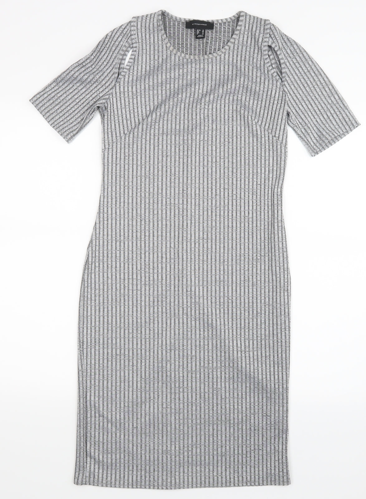 Atmosphere Womens Grey   Shirt Dress  Size 12