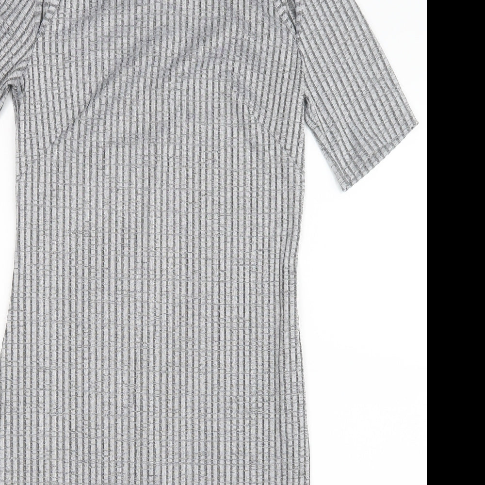 Atmosphere Womens Grey   Shirt Dress  Size 12