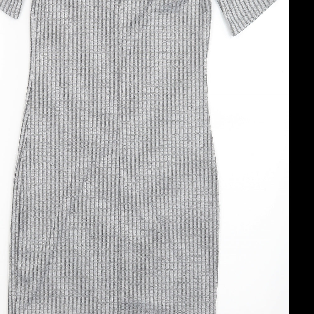 Atmosphere Womens Grey   Shirt Dress  Size 12