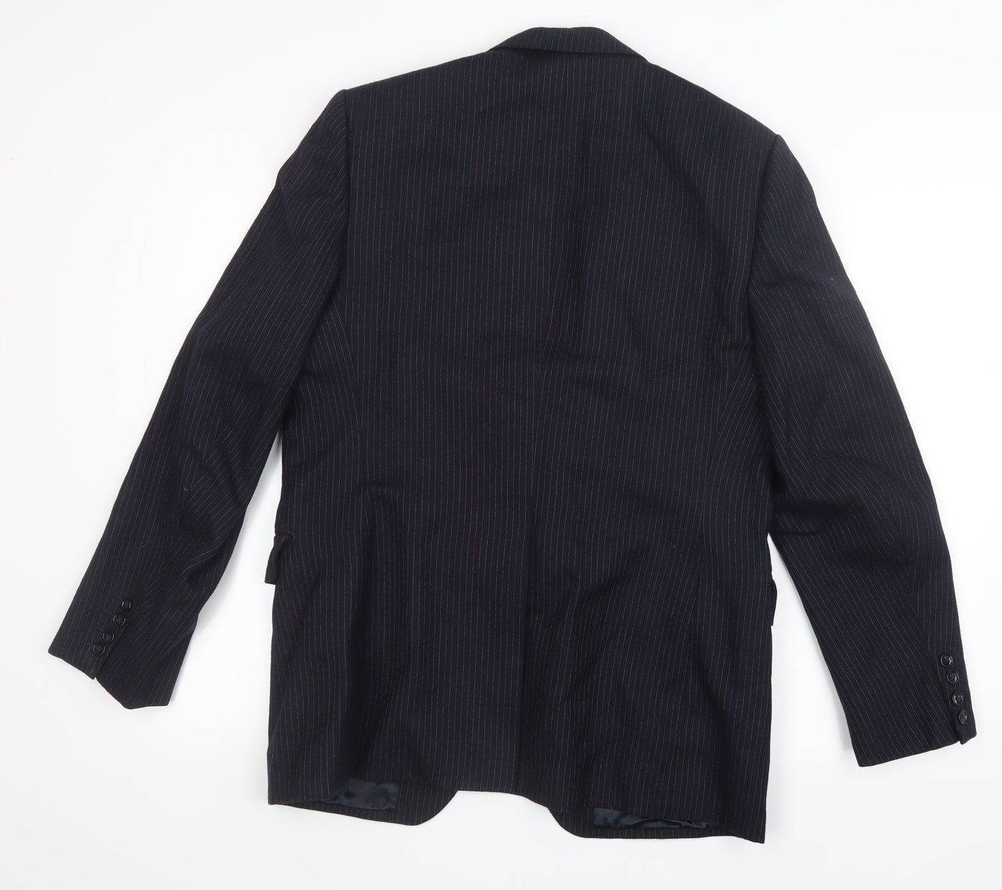 Preworn Mens Black   Jacket Suit Jacket Size 36