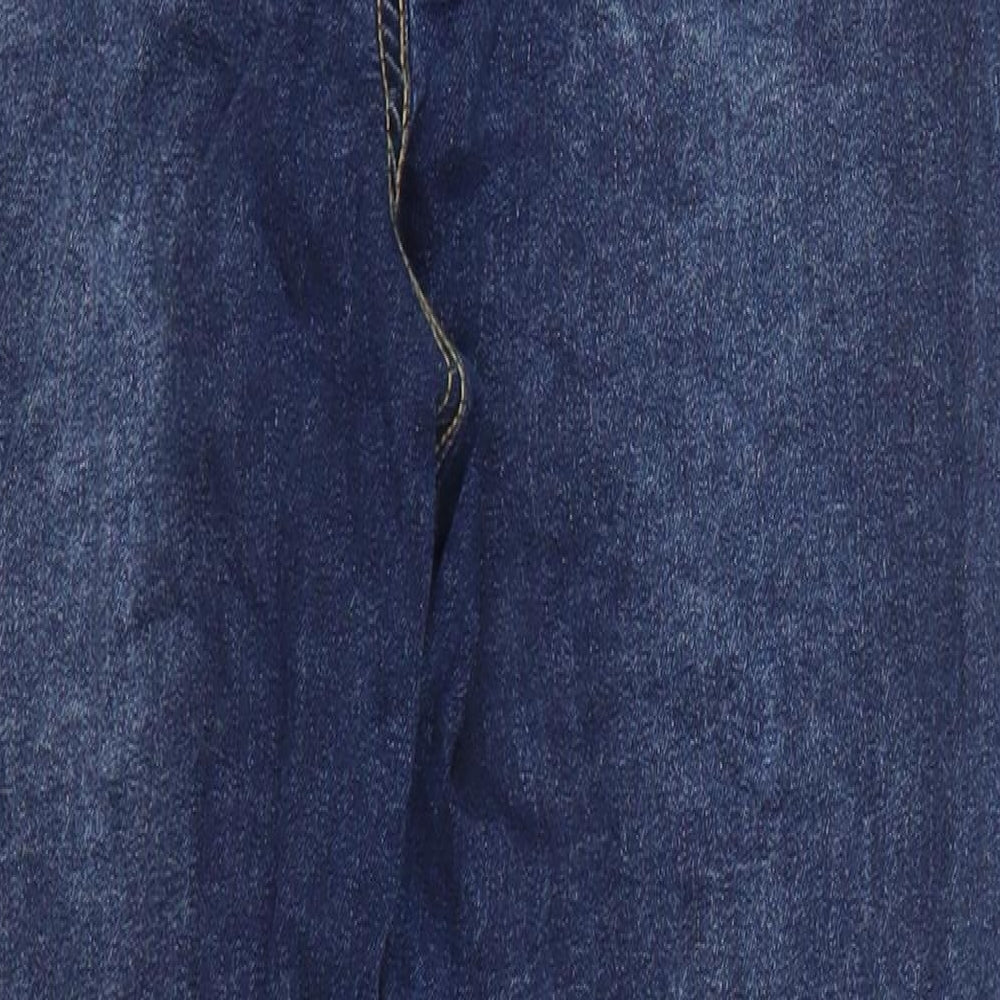 Boohoo Womens Blue  Denim Skinny Jeans Size 10 L24.5 in