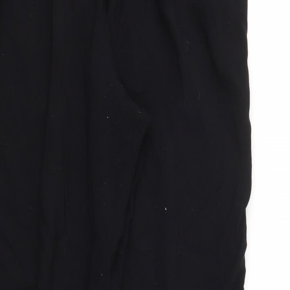 H&M Womens Black   Trousers  Size 8 L20.5 in - Stretch waistband