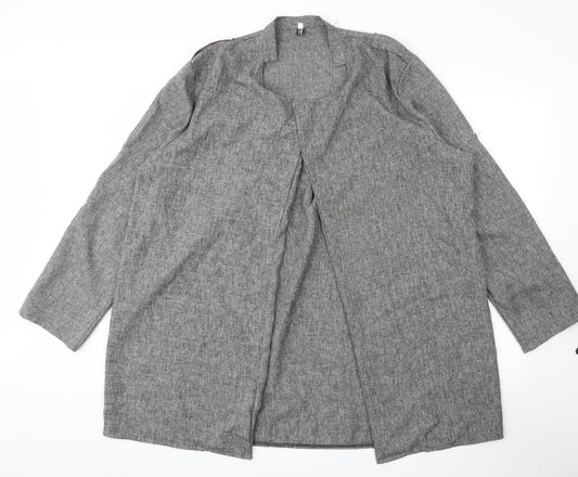 Preworn Womens Grey   Jacket Blazer Size XL