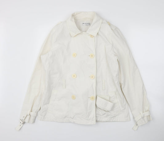 M&S Womens Ivory   Jacket Coat Size 14