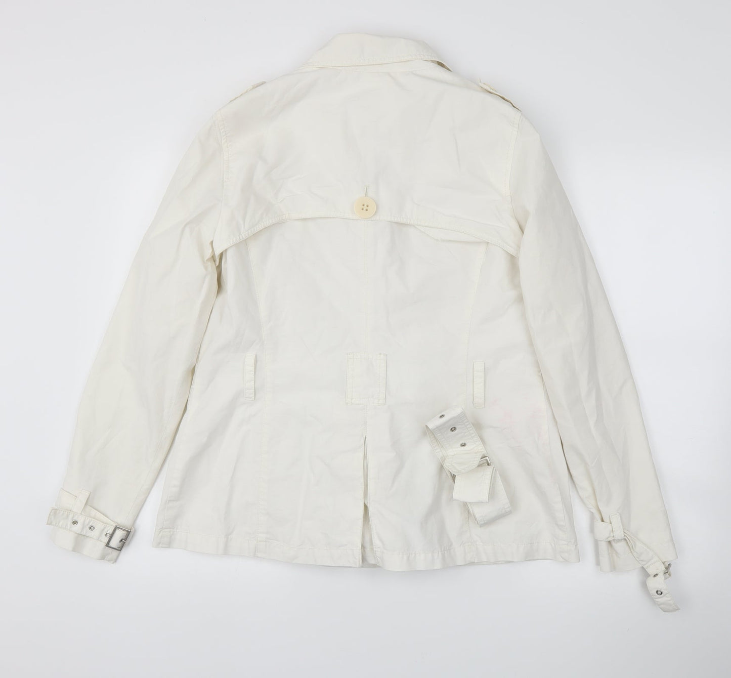 M&S Womens Ivory   Jacket Coat Size 14