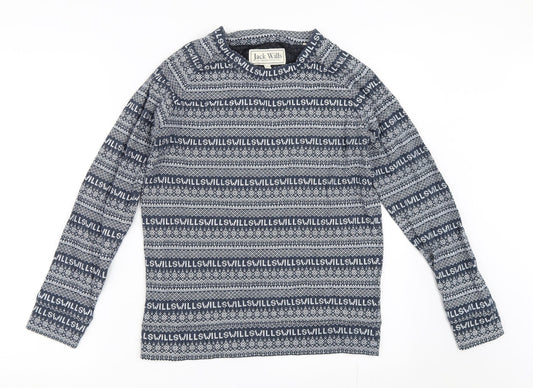 Jack Wills Womens Blue   Pullover Sweatshirt Size 8