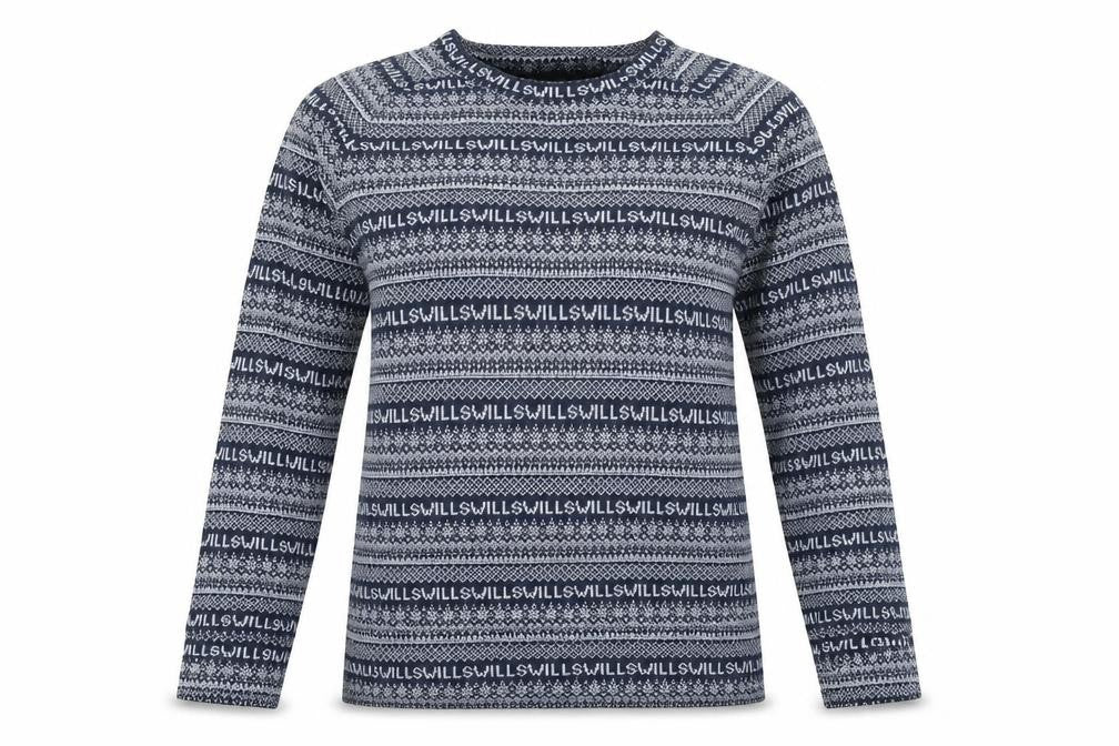 Womens UK 8 Regular Jack Wills Blue Pullover Sweatshirt
