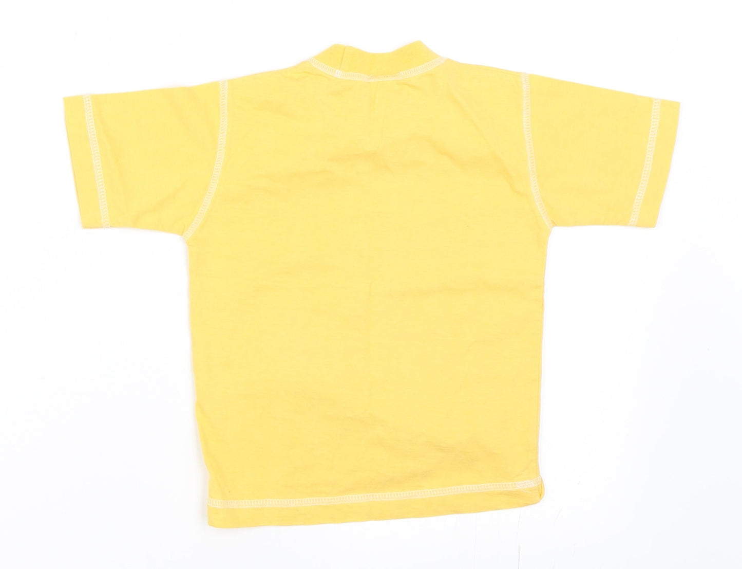 Serious Stuff Boys Yellow   Basic T-Shirt Size 12 Months  - Sailing