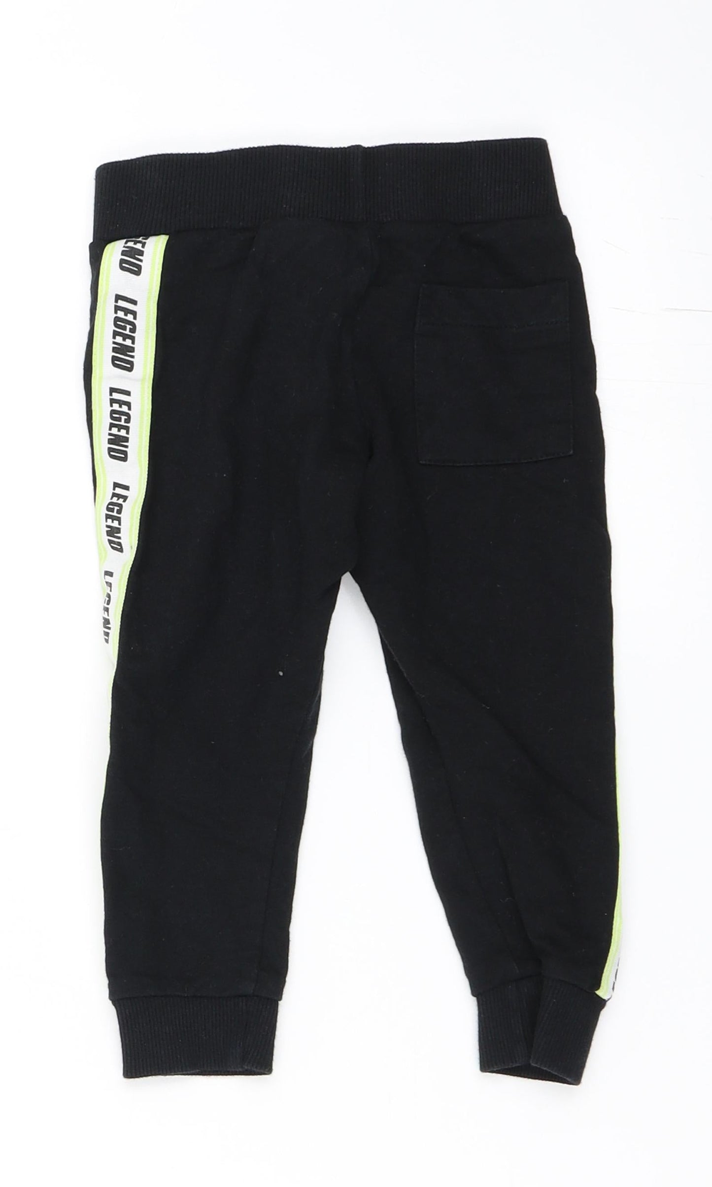 Studio Boys Black   Jogger Trousers Size 2 Years