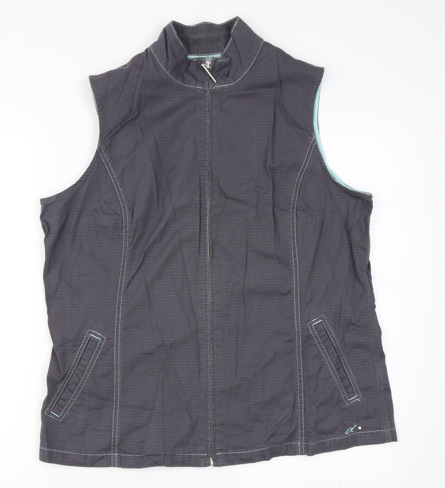 DASH Womens Grey   Jacket Waistcoat Size 14