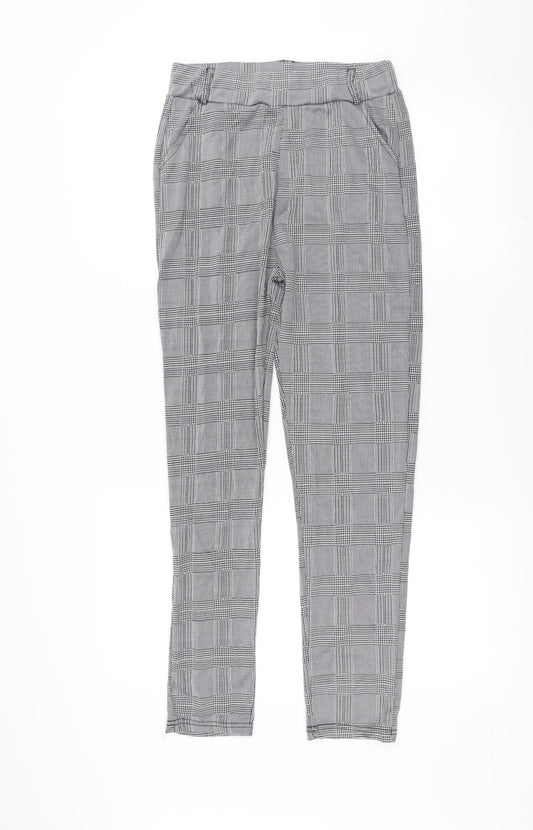 Preworn Womens Grey Check  Trousers  Size XL L28 in - stretch leggings