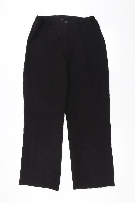 VINCI Womens Black   Trousers  Size 12 L29 in