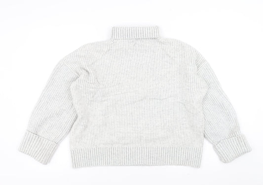 Topshop Womens Grey   Pullover Jumper Size S