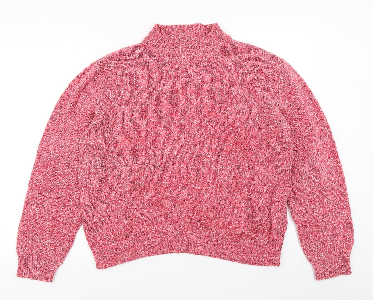 Damart Womens Pink  Knit Pullover Jumper Size 18