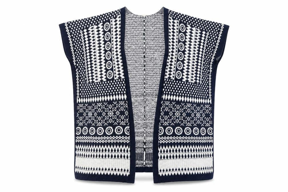 Tu Girls Blue Batik  Cardigan Jumper Size 11 Years