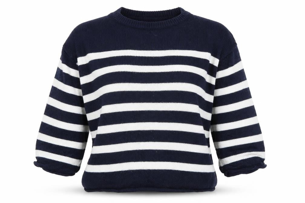 Dorothy Perkins Womens Blue Striped  Pullover Jumper Size 6