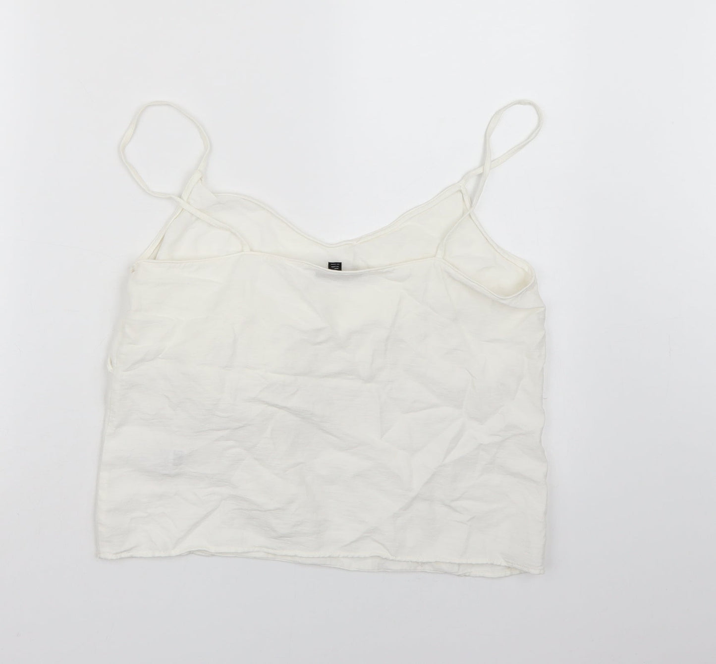 Topshop Womens White   Camisole Tank Size 12