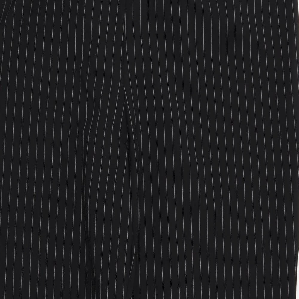 Kit Womens Black Striped  Trousers  Size 20 L29 in
