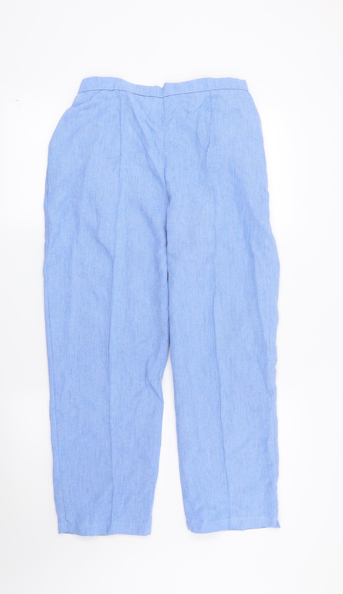 Preworn Womens Blue   Trousers  Size 14 L25 in