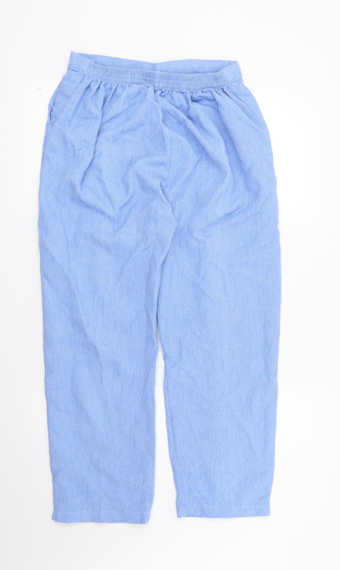 Preworn Womens Blue   Trousers  Size 14 L25 in