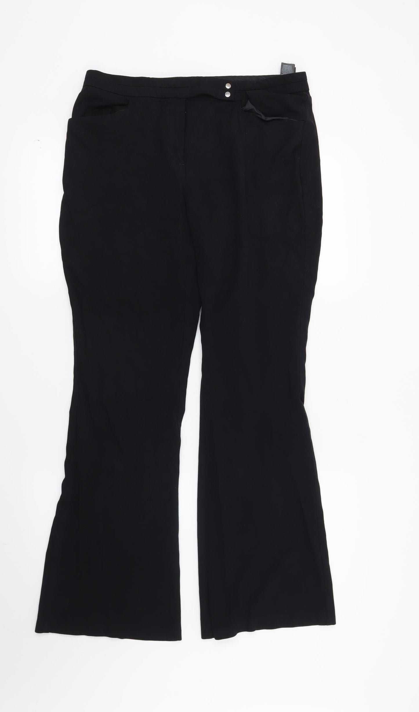 Marks and Spencer Womens Black   Trousers  Size 12 L30 in