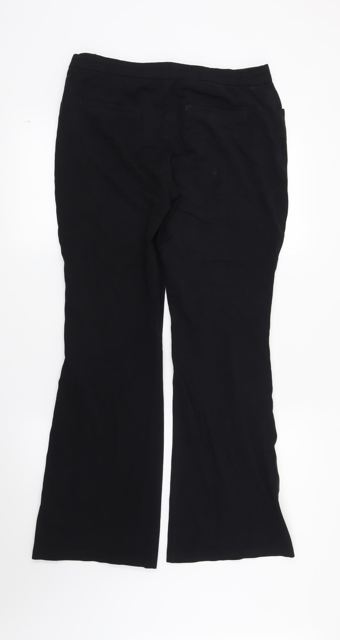 Marks and Spencer Womens Black   Trousers  Size 12 L30 in