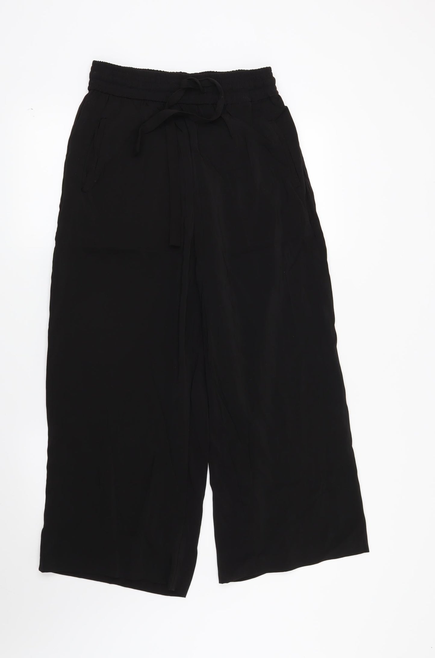 Zara Womens Black   Trousers  Size S L25 in