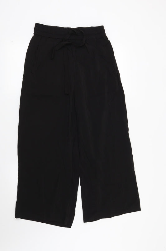 Zara Womens Black   Trousers  Size S L25 in