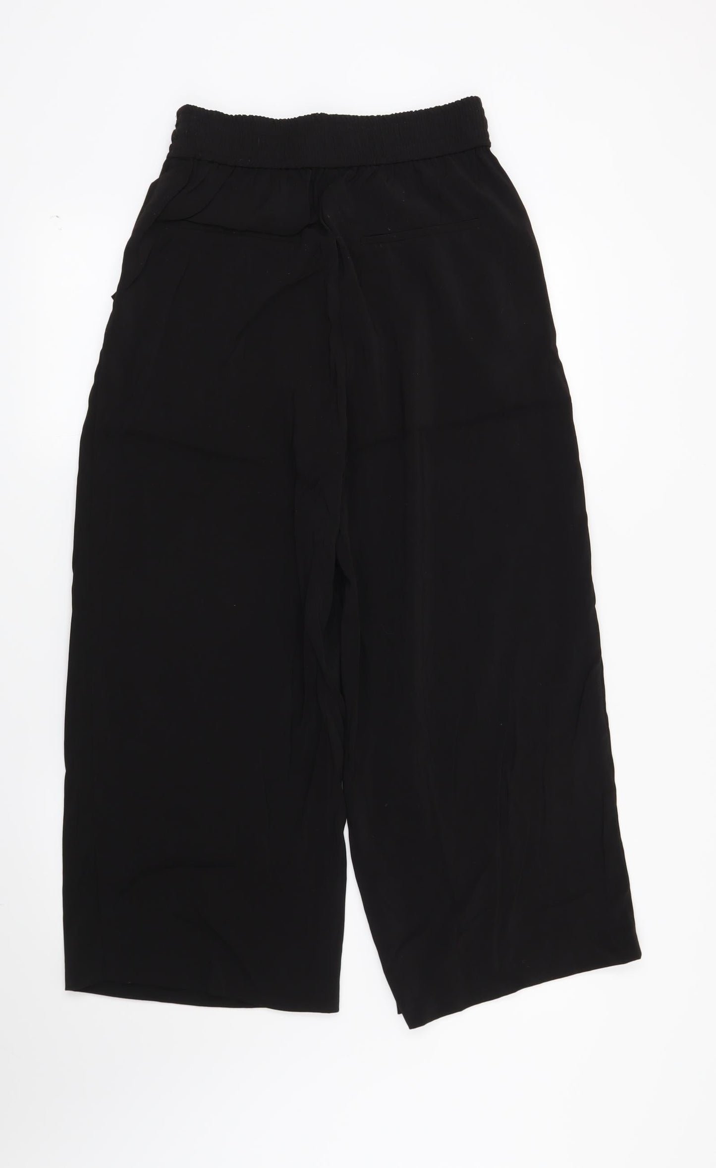 Zara Womens Black   Trousers  Size S L25 in