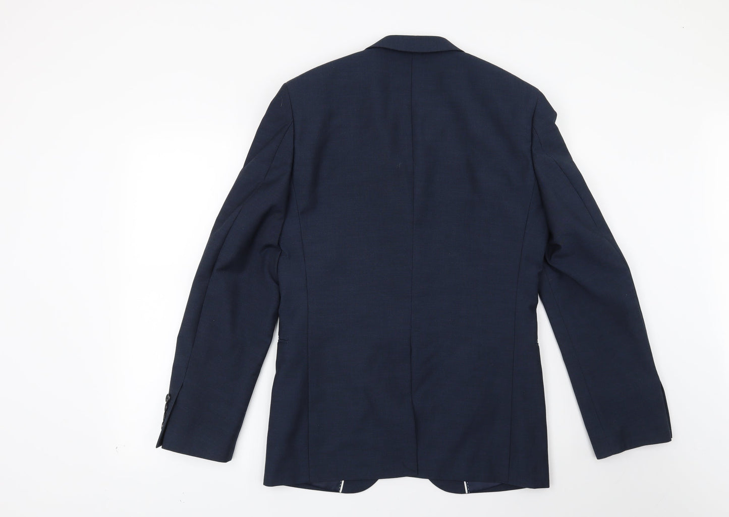 Cedar Wood State Mens Blue   Jacket Suit Jacket Size 36