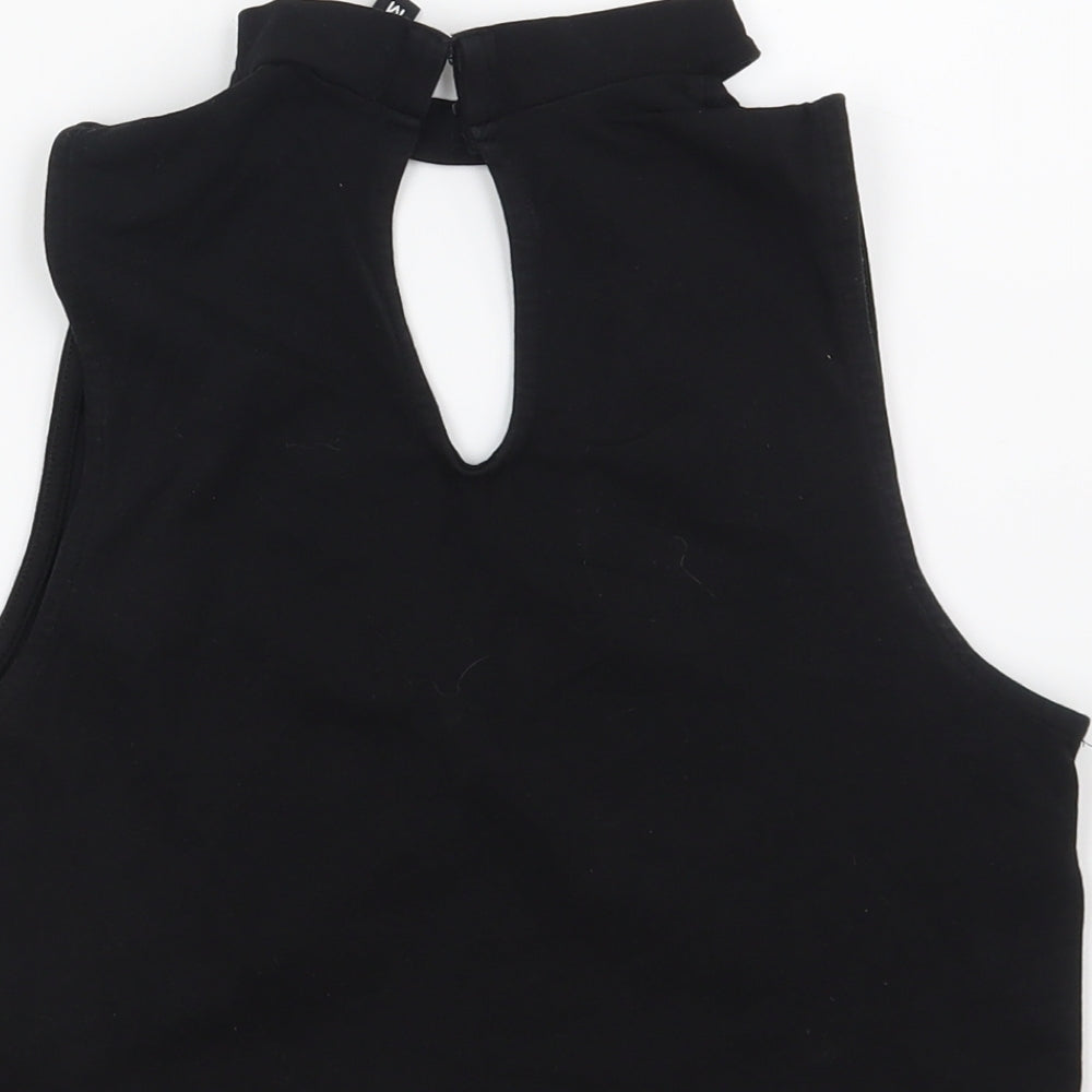H&M Womens Black   Basic Blouse Size M