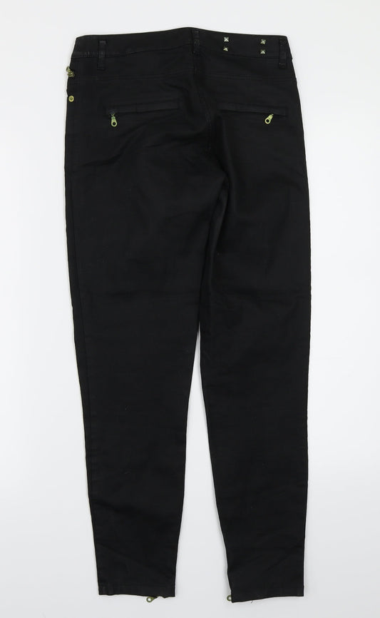 H&M Womens Black   Straight Jeans Size 4 L26 in