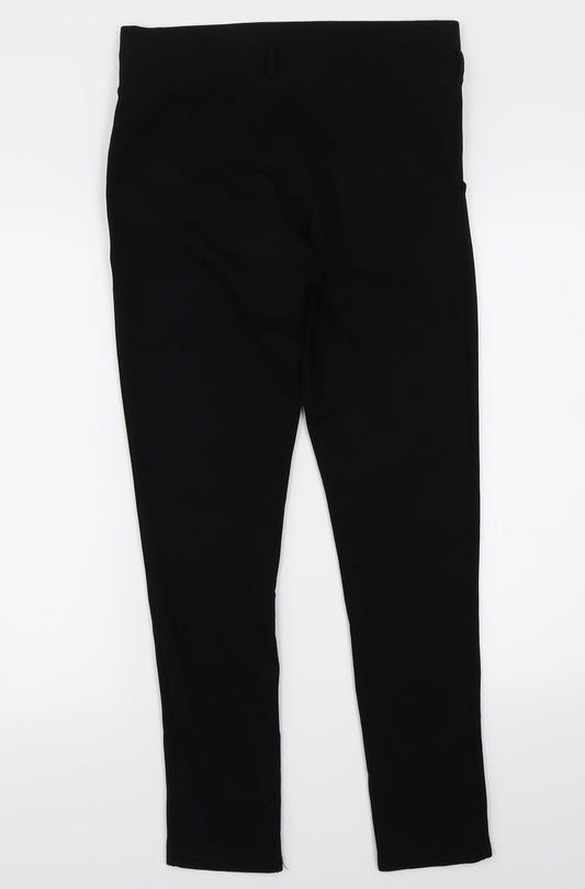 Prague Womens Black   Trousers  Size 6 L28 in