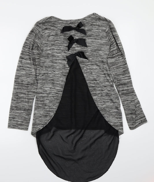 Dolly paris Womens Grey   Basic T-Shirt Size M