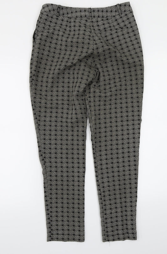 Oasis Womens Black   Trousers  Size 8 L27 in