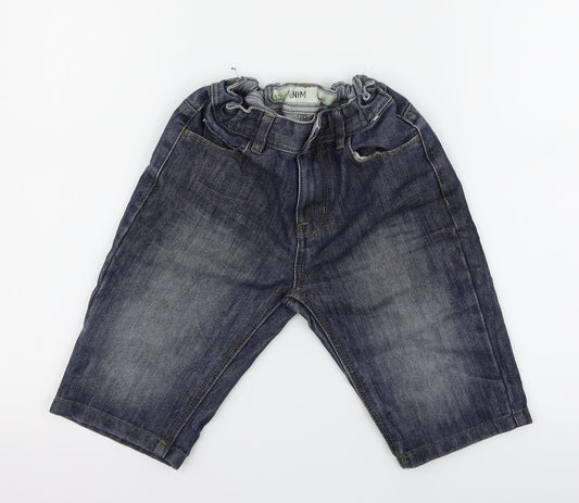 deniem & co Girls Blue   Cut-Off Shorts Size 8-9 Years