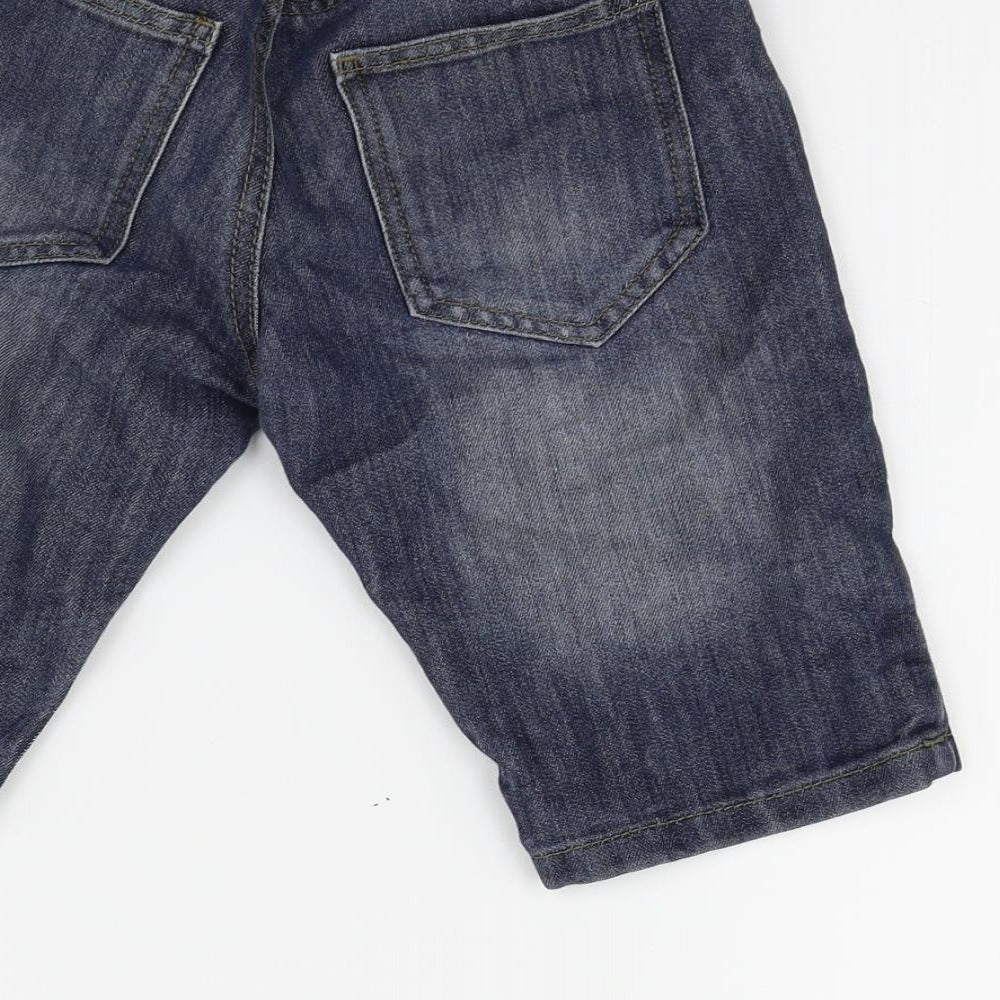 deniem & co Girls Blue   Cut-Off Shorts Size 8-9 Years