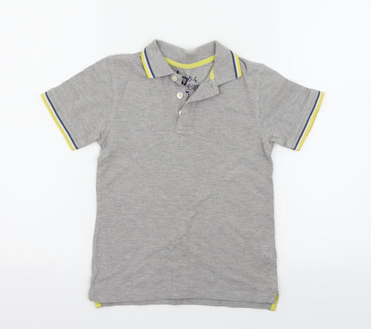 Debehams Girls Grey   Basic T-Shirt Size 5-6 Years