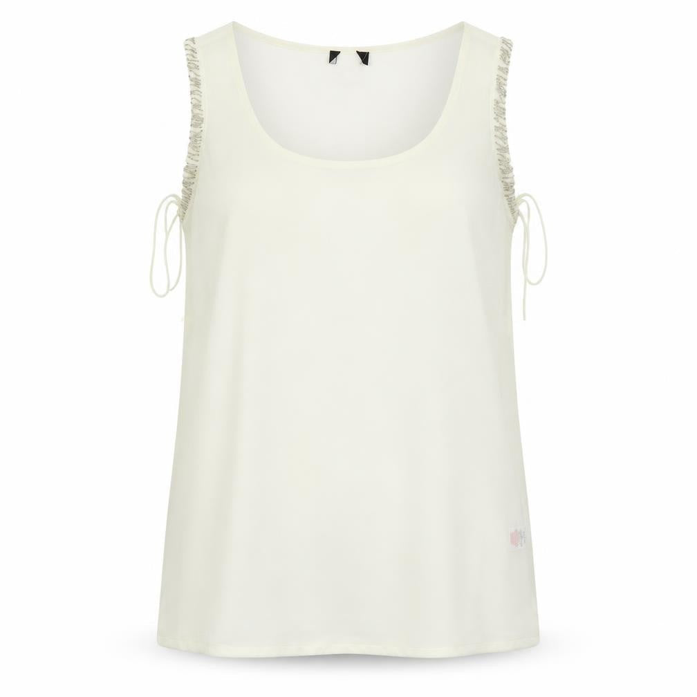 Preworn Womens White   Basic Tank Size 14