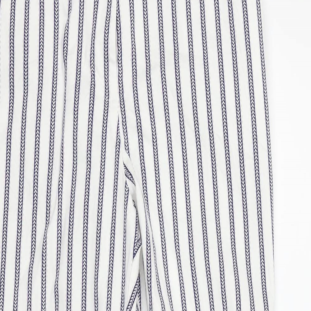 Tu Woman Womens White   Trousers  Size 12 L25 in