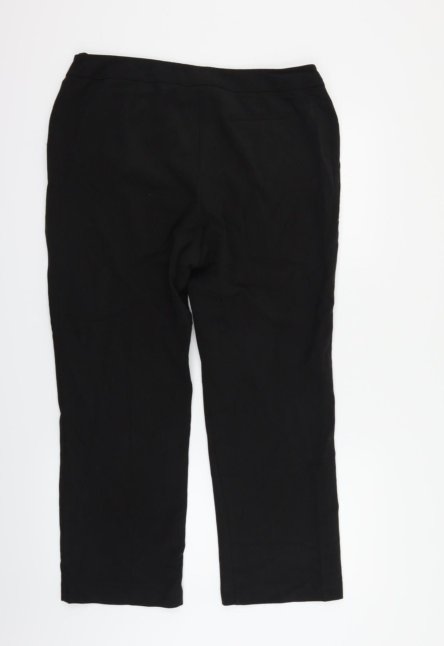 BHS Womens Black   Trousers  Size 14 L29 in