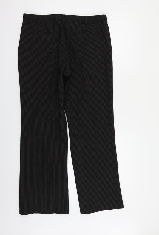 Marks and Spencer Womens Black   Trousers  Size 14 L33 in