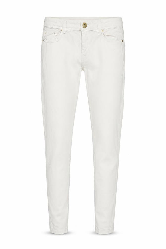 Denim & Co. Womens White   Skinny Jeans Size 8 L28 in