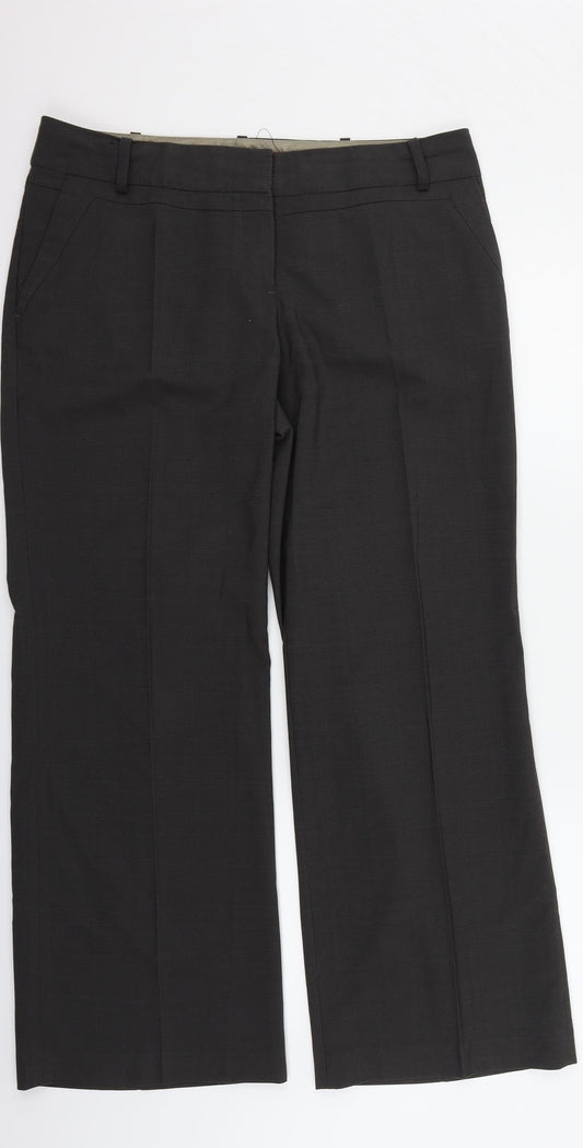 NEXT Womens Grey   Trousers  Size 14 L27 in